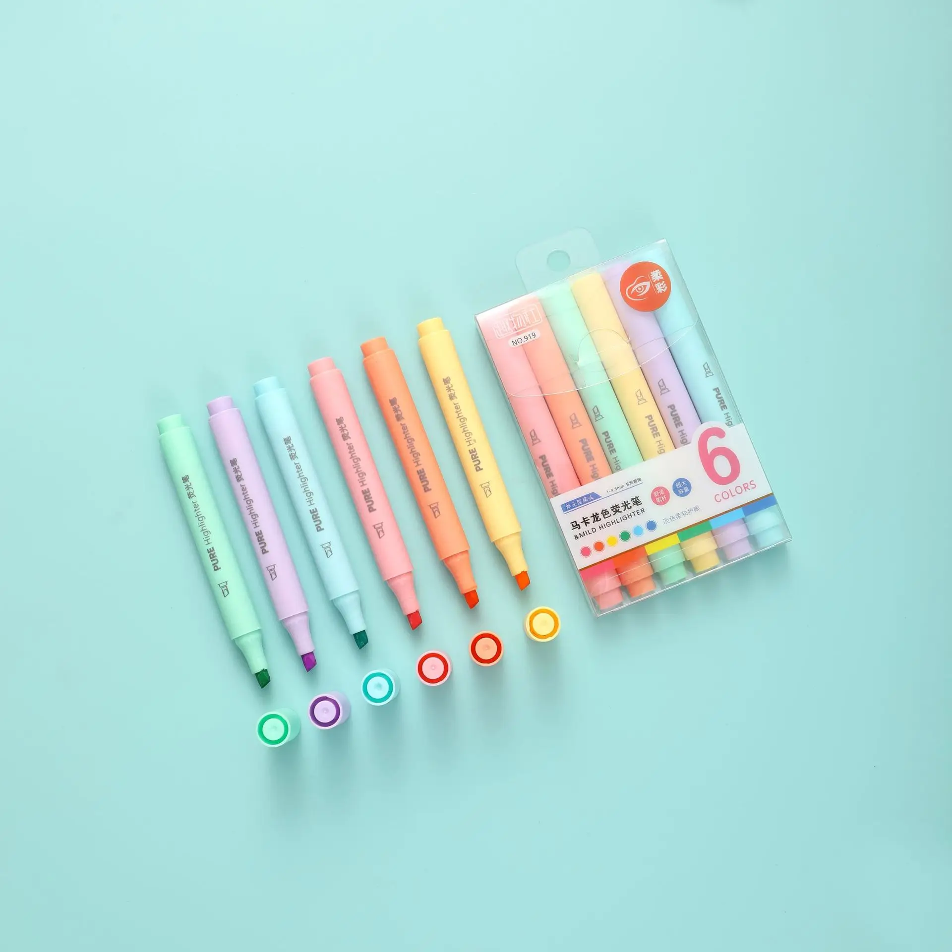 6-teiliges Set Pastellfarbene  – Pastel Highlighter Set Double Ended Bewertung und Preis